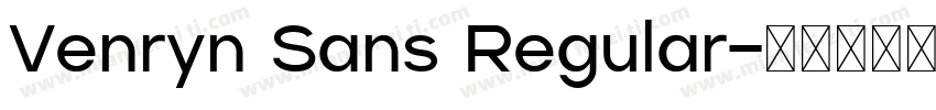 Venryn Sans Regular字体转换